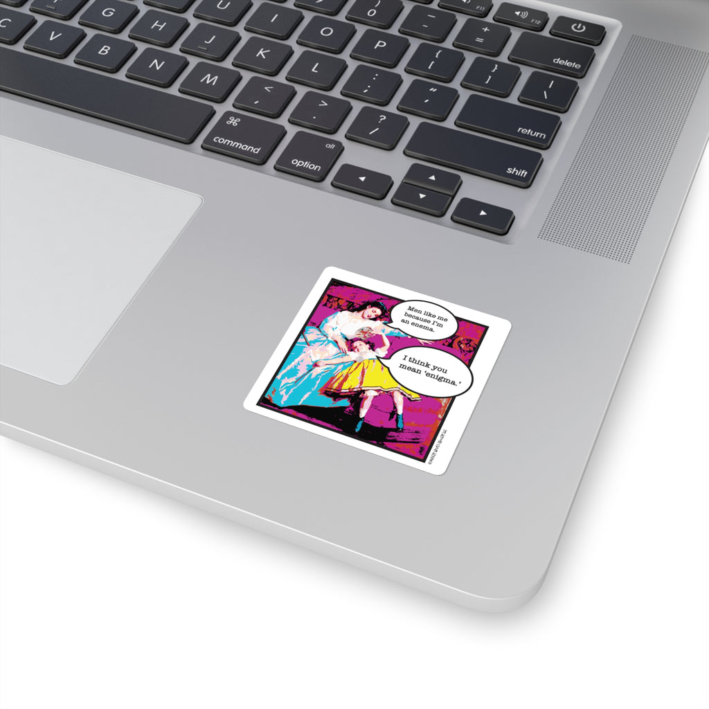 Enema/Enigma – Square Stickers