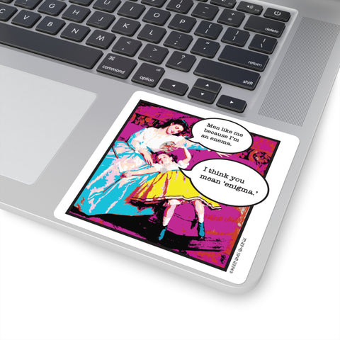 Enema/Enigma – Square Stickers