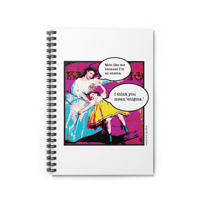 Enema/Enigma - Spiral Notebook - Ruled Line