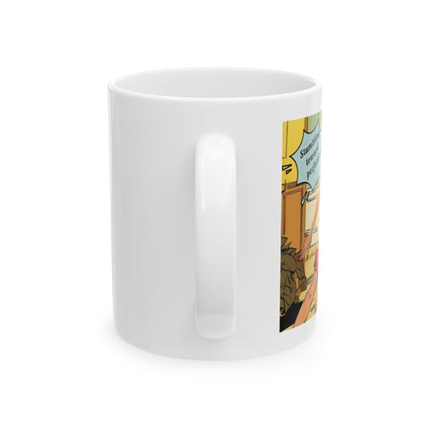 Stumbling Toward Perfection - Ceramic Mug, (11oz)