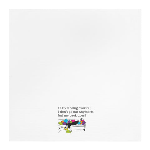My Back Goes Out – Tea Towel
