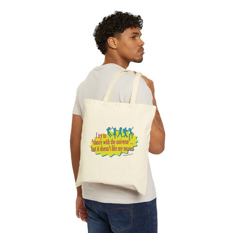Dance With the Universe - Cotton Canvas Tote Bag