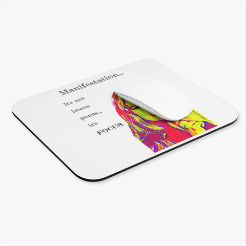 Manifestation, It's Not Hocus Pocus...It's Focus - Mouse Pad (Rectangle)