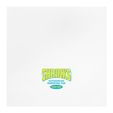 Shrinks: Outsourced Parenting for Cranky Teens - Tea Towel