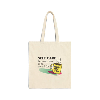 Most Tired Mom - Cotton Canvas Tote Bag