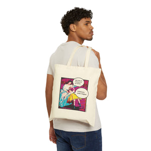 Enema/Enigma - Cotton Canvas Tote Bag