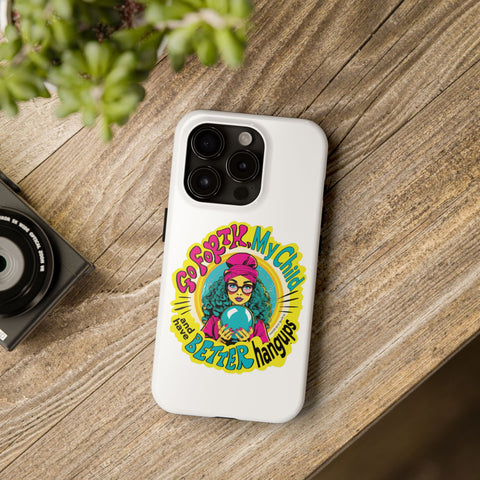 Go Forth, My Child and Have Better Hangups - Phone Case