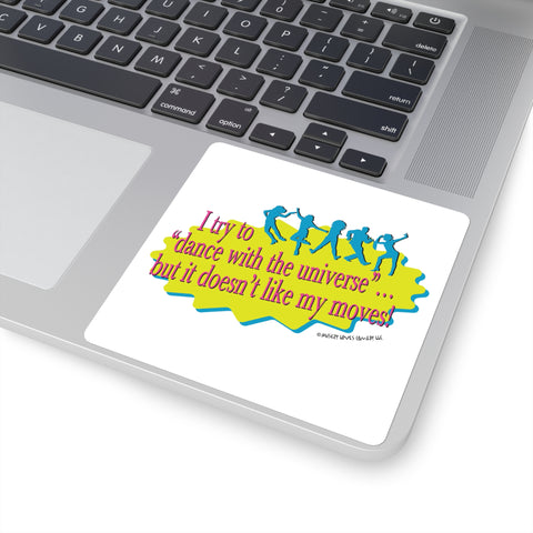 Dance With the Universe - Square Stickers