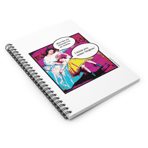 Enema/Enigma - Spiral Notebook - Ruled Line