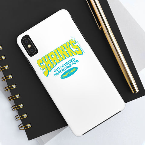 Shrinks: Outsourced Parenting for Cranky Teens. Phone Case