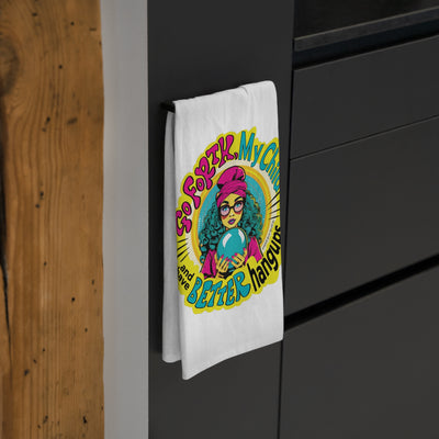 Go Forth, My Child and Have Better Hangups - Tea Towel