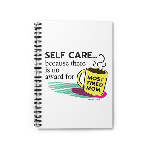 Most Tired Mom - Spiral notebook - ruled line