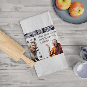 Shallow/Dalai Lama – Tea Towel