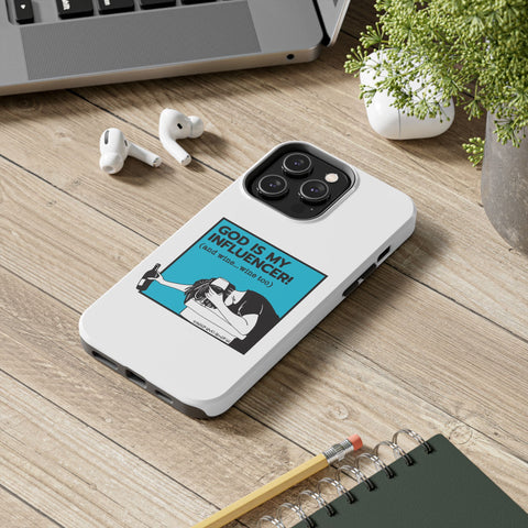 God Is My Influencer! (And Wine ... Wine Too) - Phone Case