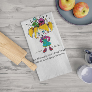 Get Out of My Head, Mom! – Tea Towel